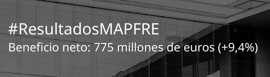 MAPFRE gana 775 millones de euros en 2016, un 9,4% más