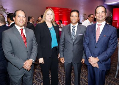 Joel García, Jeannidalia Grullón, Carlos Flores y Antonio Cáceres