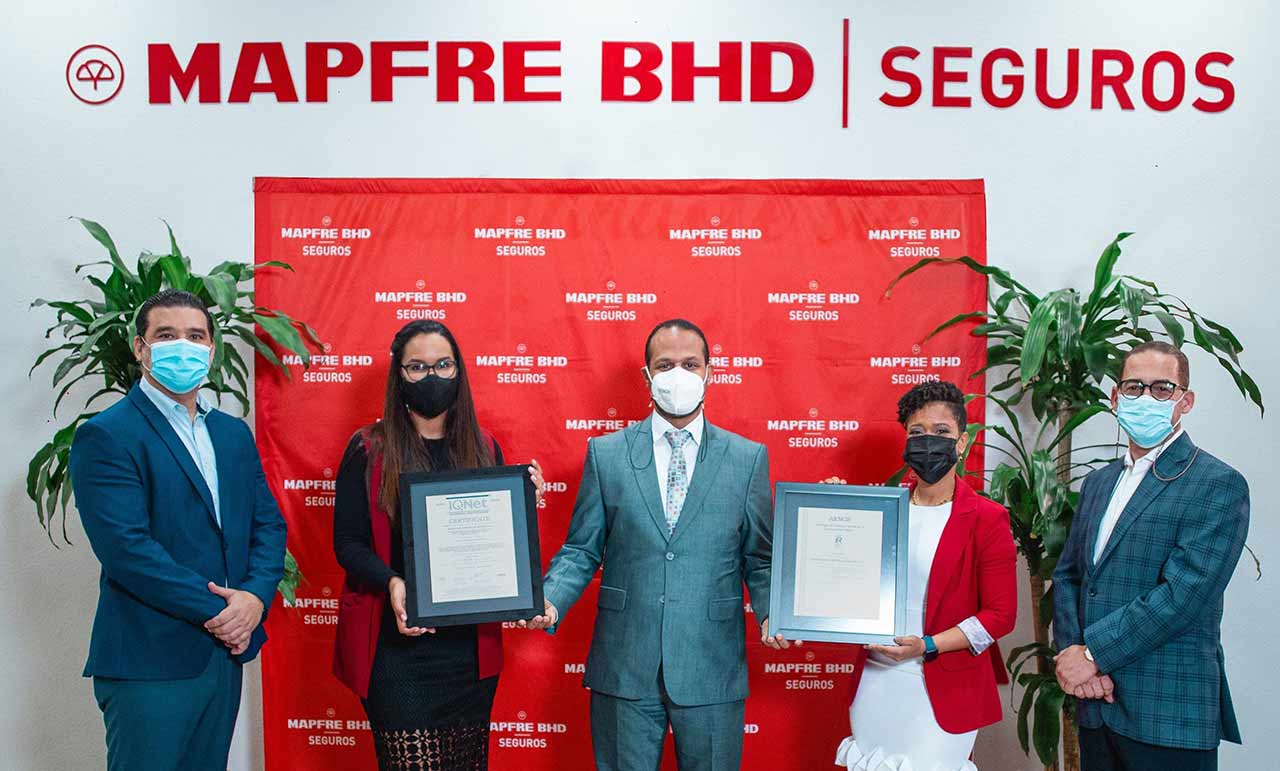 MAPFRE BHD obtiene certificado de AENOR en Continuidad de Negocio (ISO 223019)