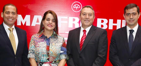 Evento de presentación de la aplicación MAPFRE BHD con Luis Gutiérrez, CEO de la empresa aseguradora en la foto