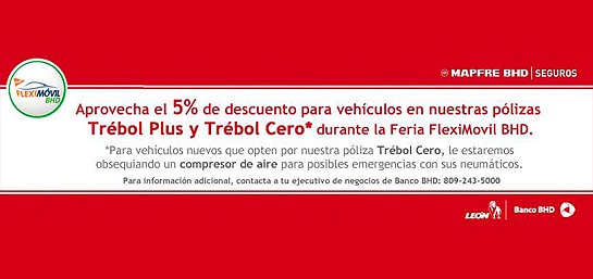 Descuento en feria Flexi Móvil BHD