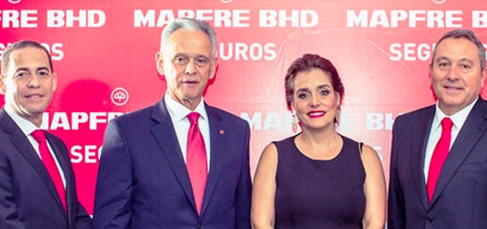 Encuentro anual con intermediarios de MAPFRE BHD Seguros: José Luis Alonso, presidente del Consejo de Administración y Luis Gutiérrez, director general de MAPFRE BHD