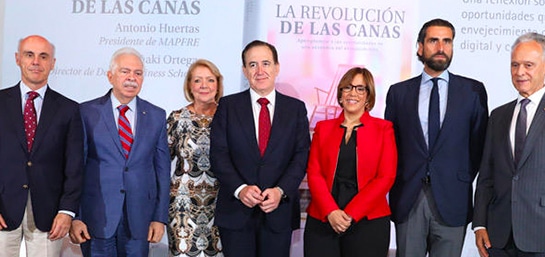 Presentación del libro La Revolución de las Canas, escrito por Antonio Huertas, presidente de MAPFRE e Iñaki Ortega, director de Deusto Business School en EPIC Center